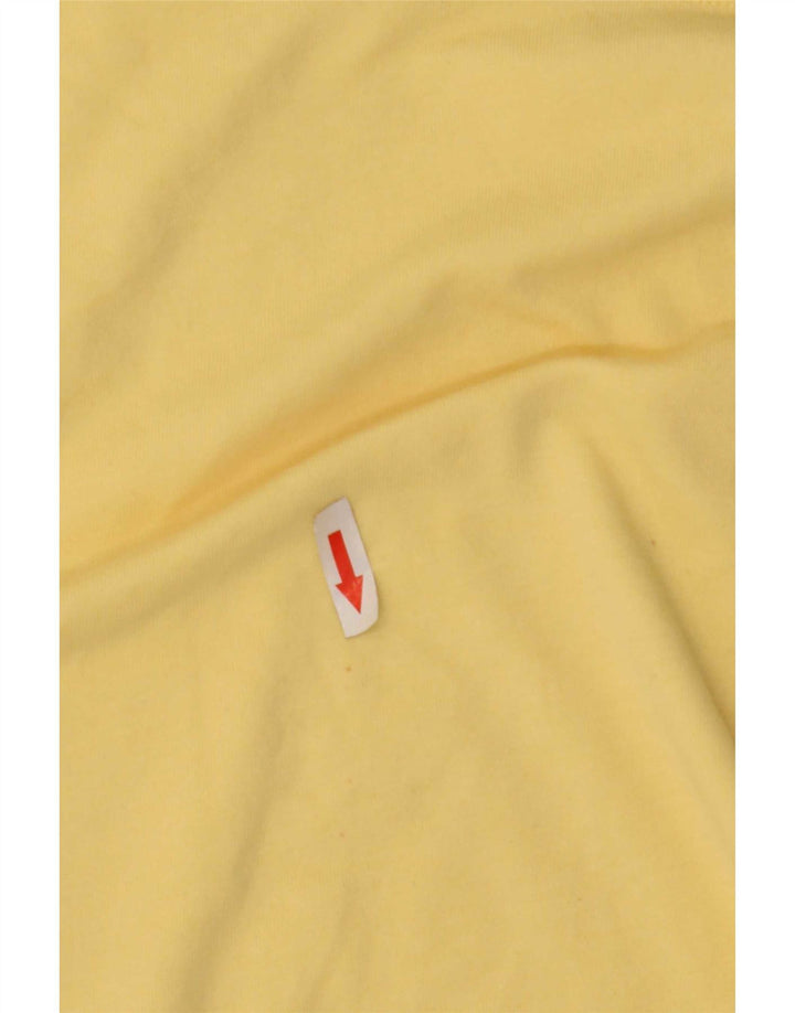 Umbro Мужская футболка из полиэстера среднего желтого цвета