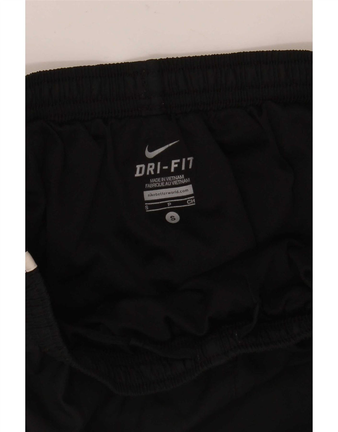 Женские спортивные шорты Nike Dri Fit UK 10, маленькие черные из полиэстера
