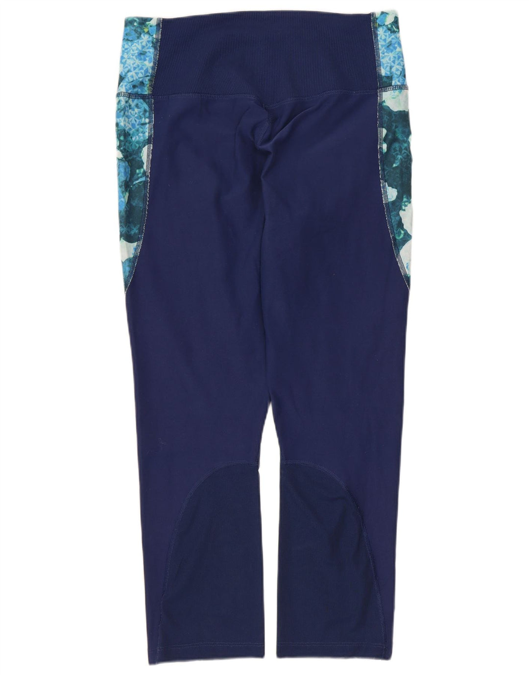 Женские леггинсы-капри Nike Dri Fit UK 12, средние, разноцветные с цветочным принтом