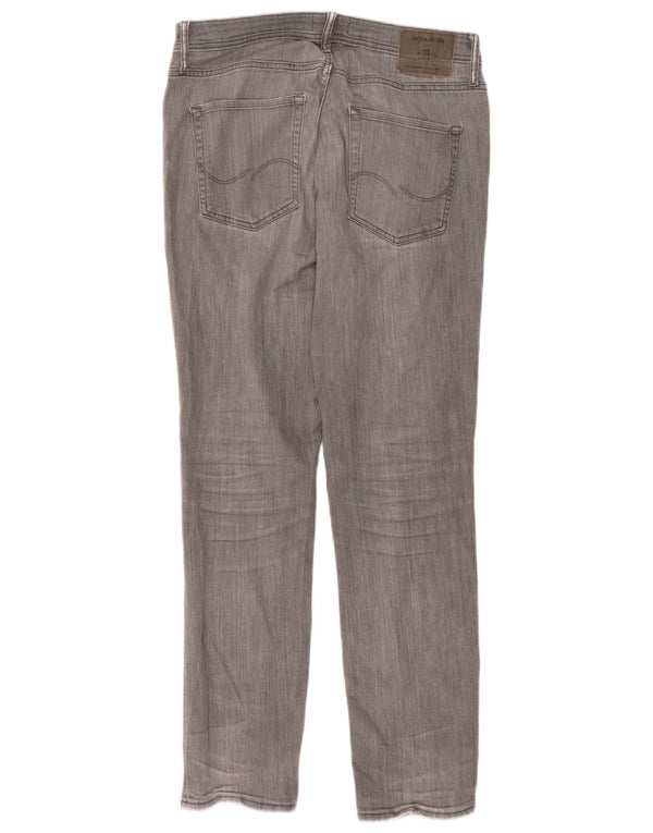 Мужские прямые джинсы JACK & JONES Tim Slim W33 L34, серый хлопок