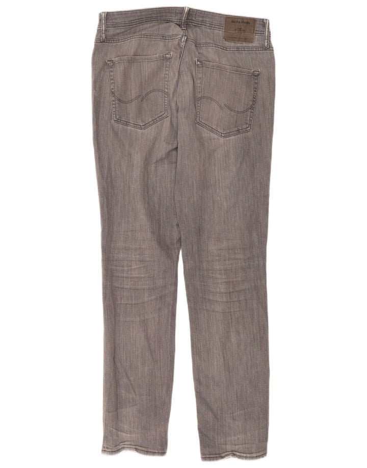 Мужские прямые джинсы JACK & JONES Tim Slim W33 L34, серый хлопок