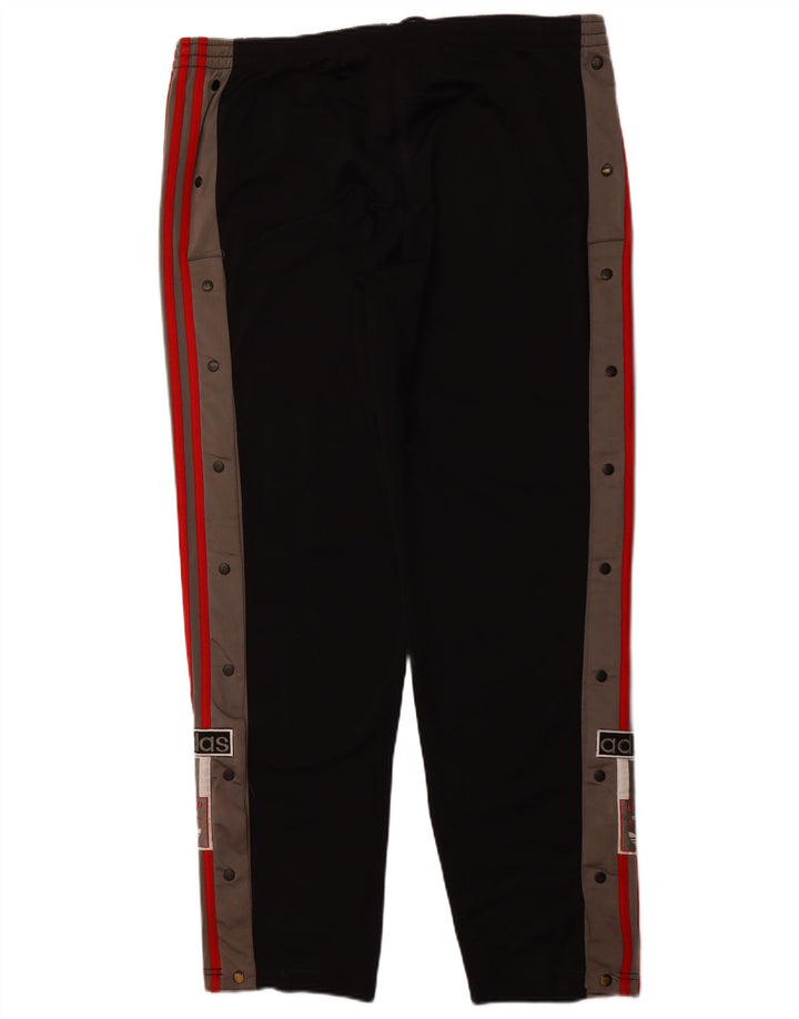 Женские спортивные брюки ADIDAS с графическим рисунком, большие черные спортивные брюки с цветными блоками