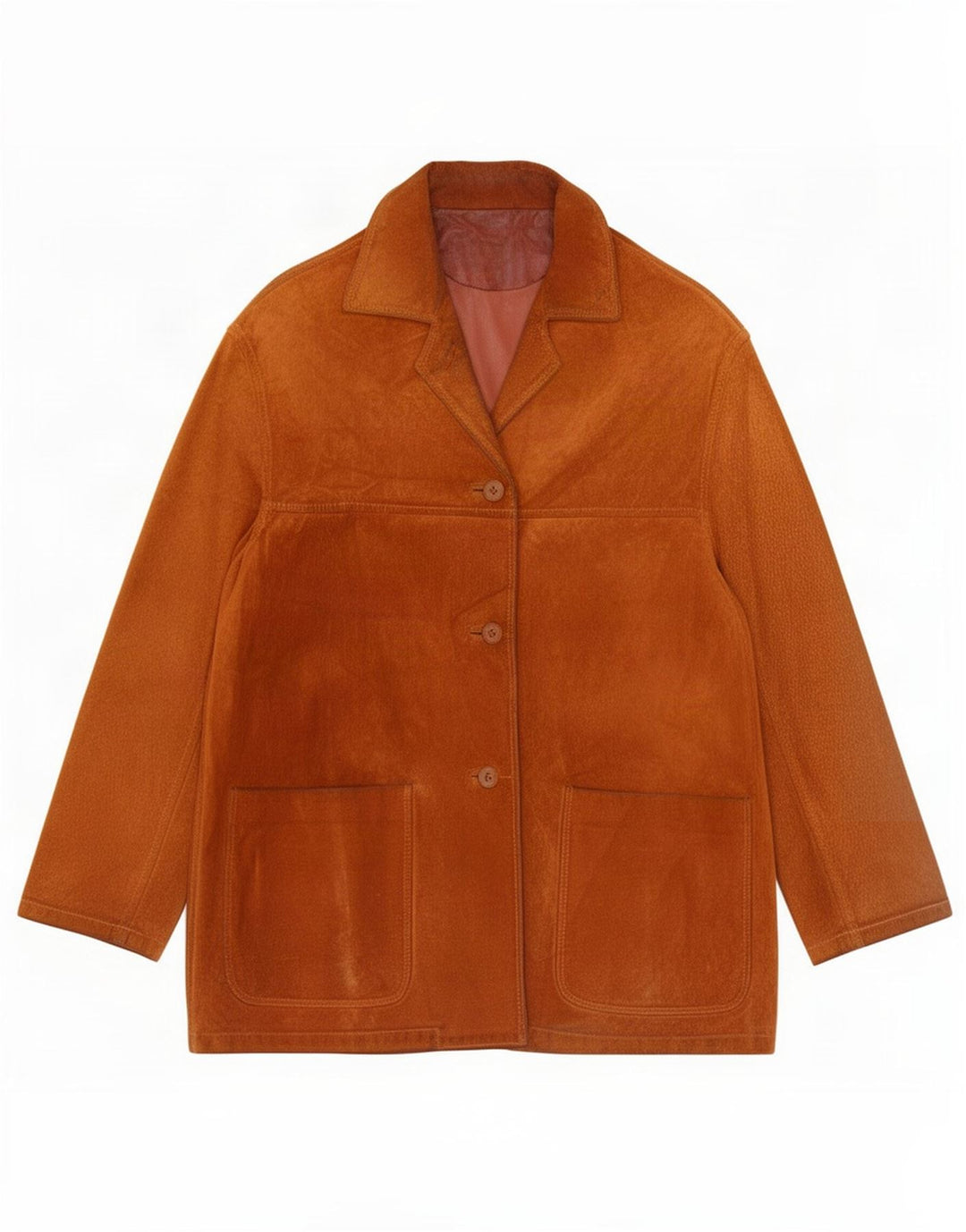 Женская замшевая куртка оверсайз Conbipel IT 42 Medium Beige Leather