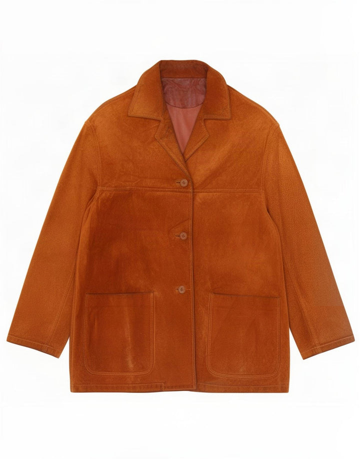 Женская замшевая куртка оверсайз Conbipel IT 42 Medium Beige Leather
