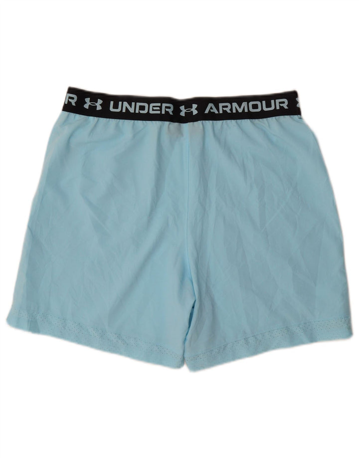 Мужские спортивные шорты с графическим рисунком Under Armour, большие синие полиэстер с цветными блоками