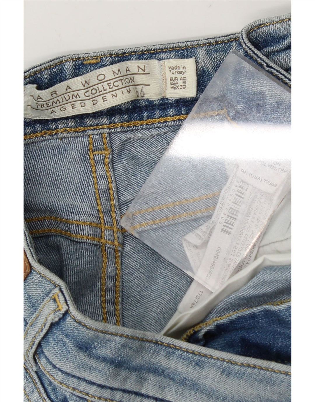 Женские джинсовые шорты Zara EU 40 Medium W30 Синие, хлопок
