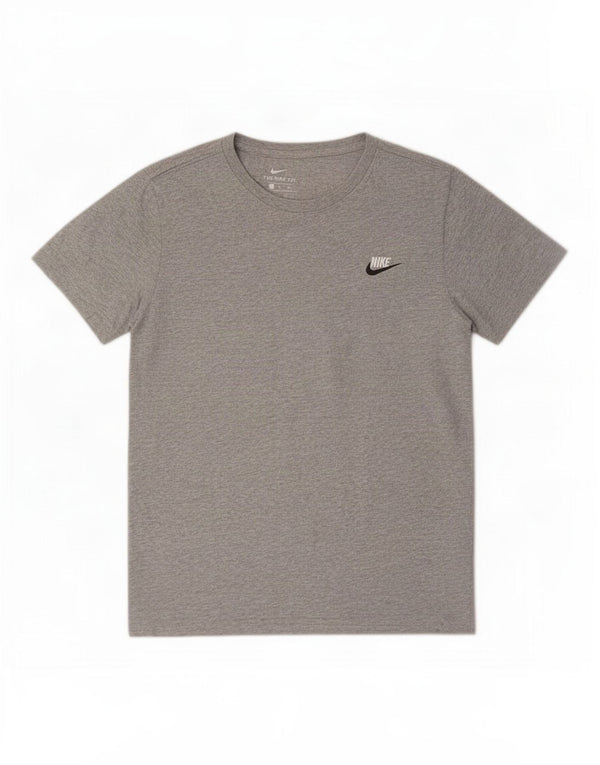 Мужская футболка Nike, маленький серый хлопок с крапинками