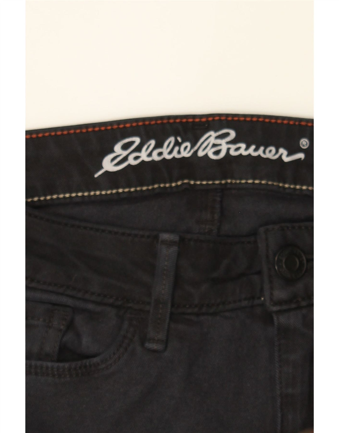 EDDIE BAUER Womens Slightly Curvy Straight Jeans US 4 Small W30 L30 Black Vintage Eddie Bauer and Second-Hand Eddie Bauer from Messina Hembry 