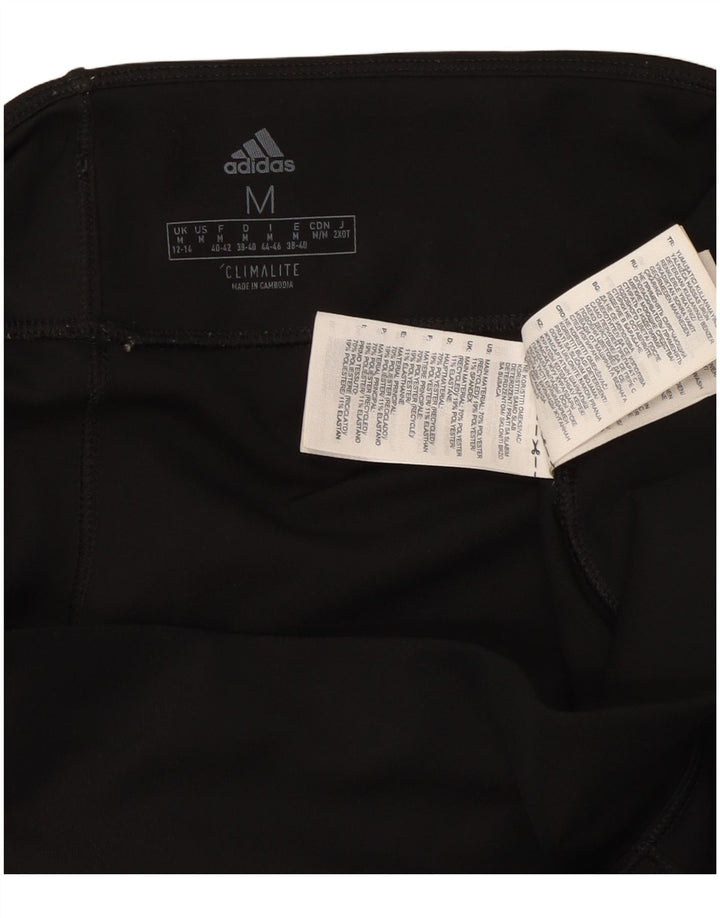 Женские леггинсы ADIDAS Climalite UK 12/14, средний черный полиэстер