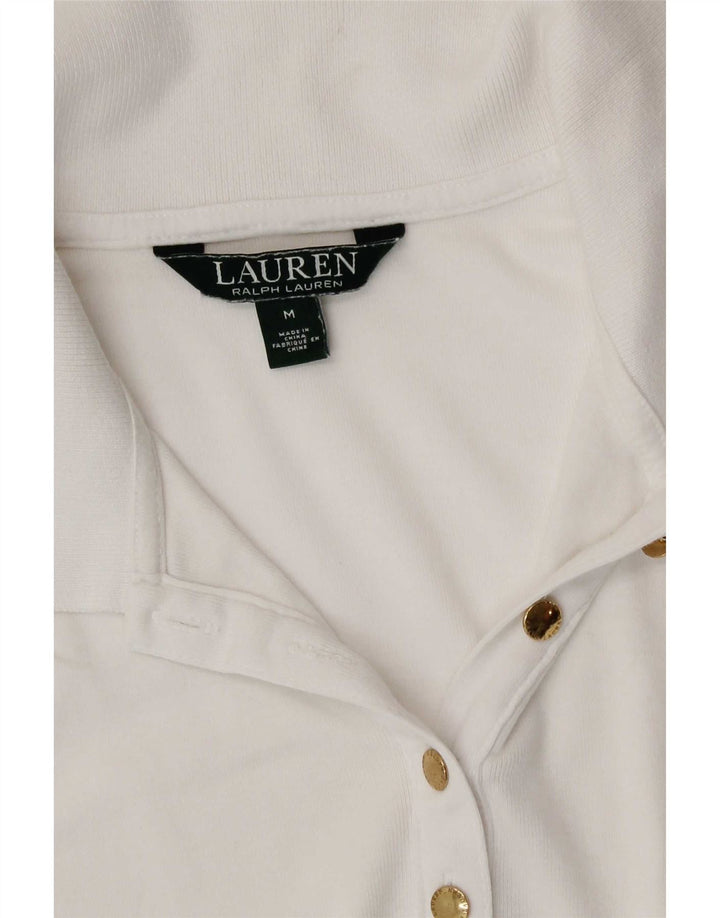Женская рубашка-поло Ralph Lauren UK 12, средний белый