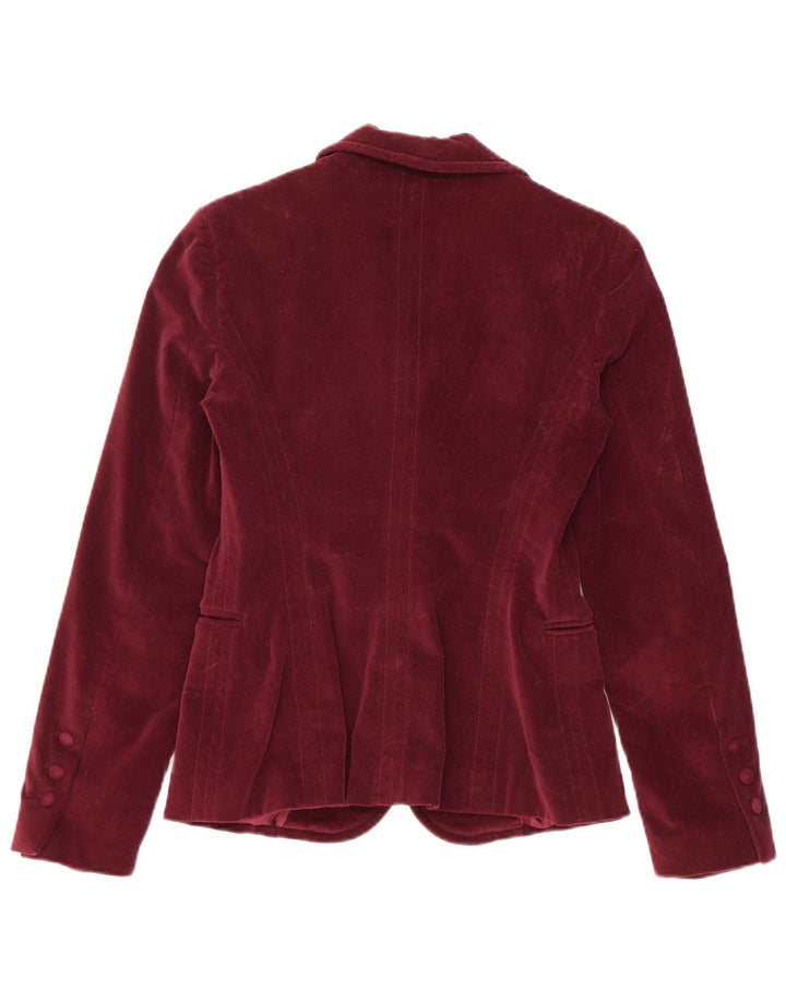 Blugirl Blumarine Женский пиджак на 1 пуговице IT 42 Средний бордовый