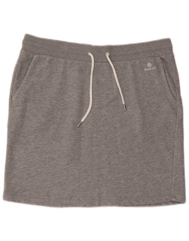 Женская мини-юбка Gant UK 18 XL, серый хлопок