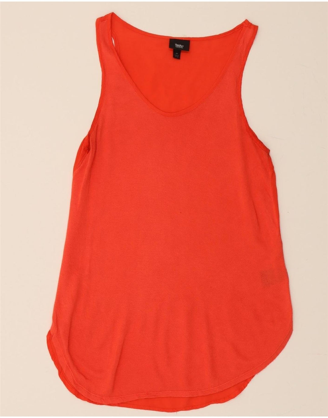 MOSSIMO Womens Sleeveless Tunic Dress UK 10 Small Red Rayon Beach Vintage Mossimo and Second-Hand Mossimo from Messina Hembry 