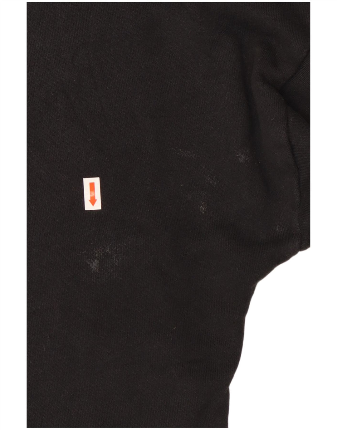 ADIDAS Женский укороченный джемпер с капюшоном оверсайз UK 12, средний черный с цветными блоками