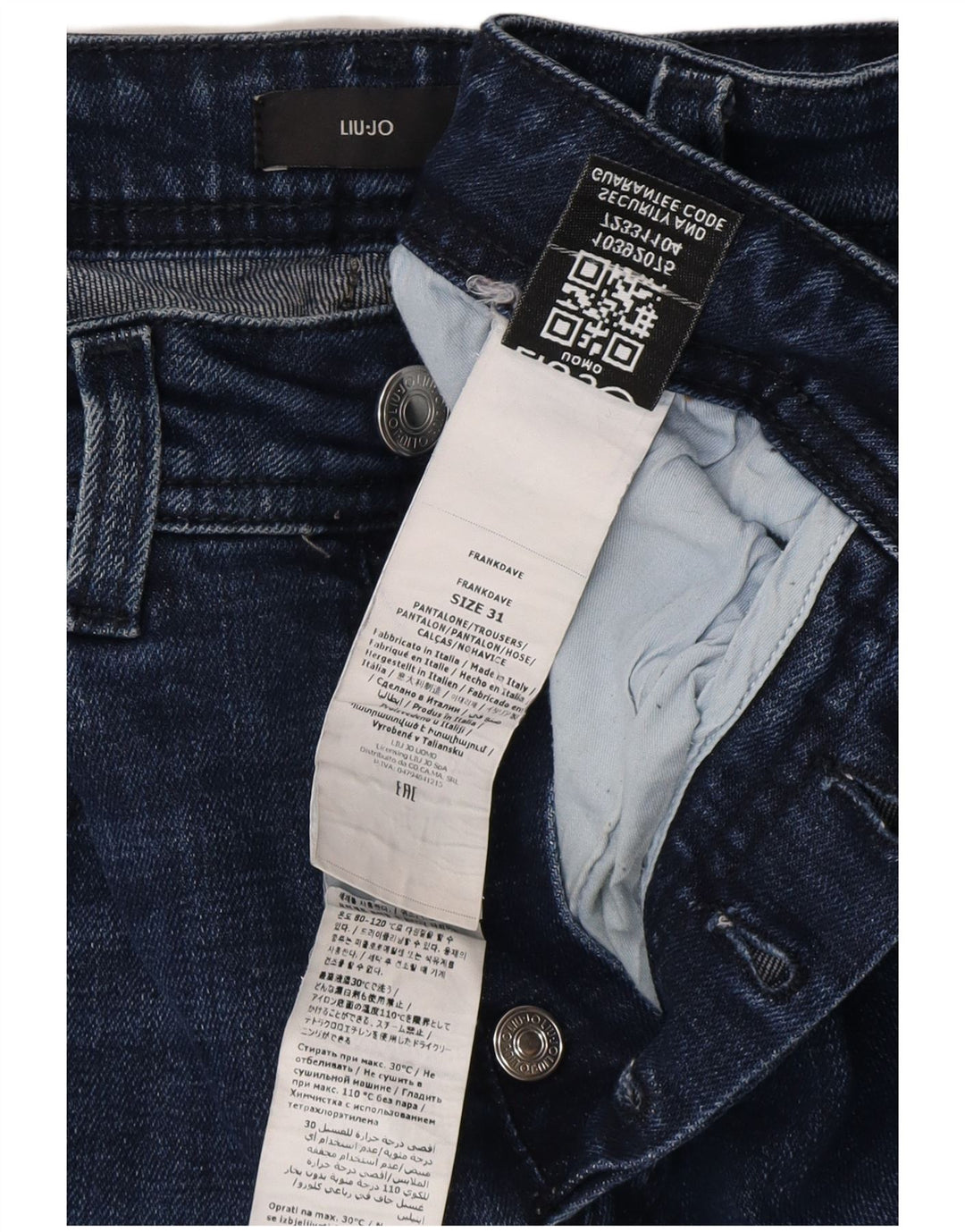 Женские джинсы LIU JO Frank Slim W31 L29 Темно-синие
