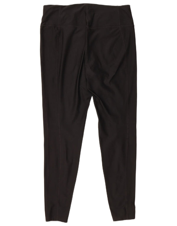 Женские леггинсы Nike Dri Fit UK 16, большие черные полиэстер