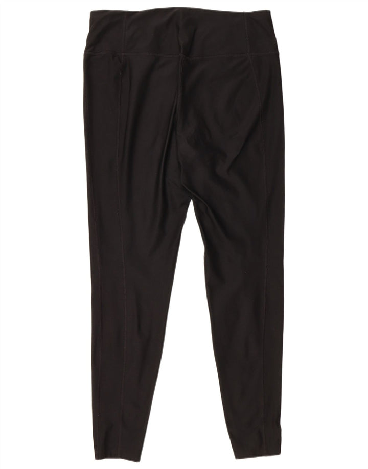 Женские леггинсы Nike Dri Fit UK 16, большие черные полиэстер