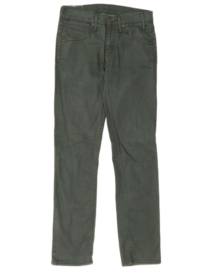 Женские джинсы Levi's Slim 511 W29 L32, зеленый хлопок