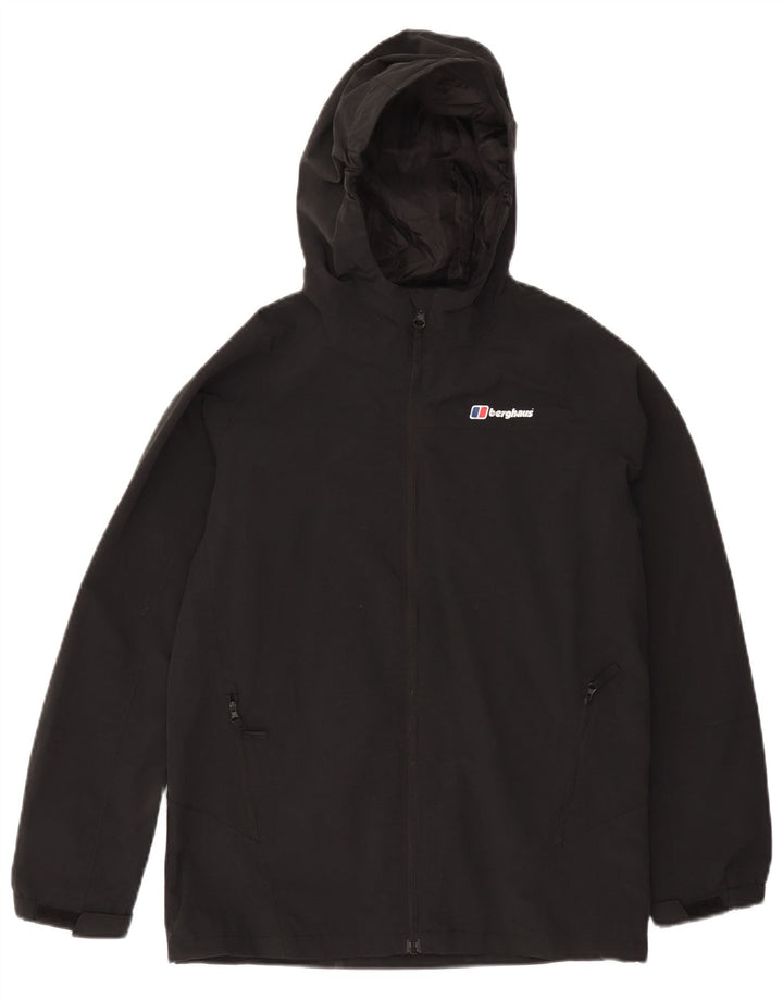 Berghaus Плащ с капюшоном для мальчиков 12-13 лет Черный Полиамид
