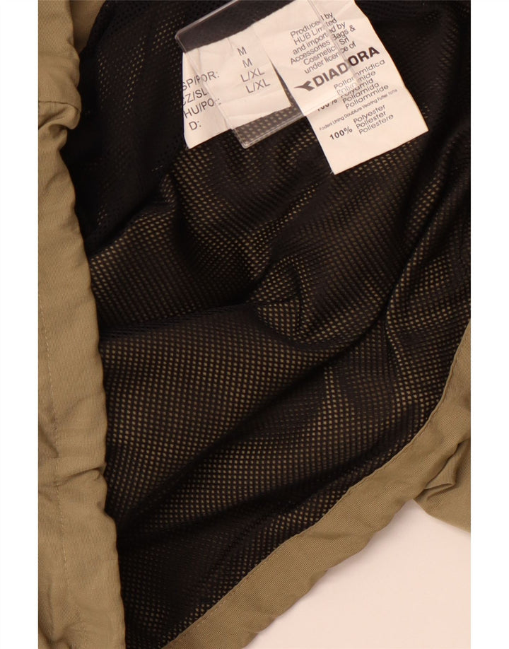 Мужская дождевик с капюшоном DIADORA UK 40, большой, бежевый, полиамид