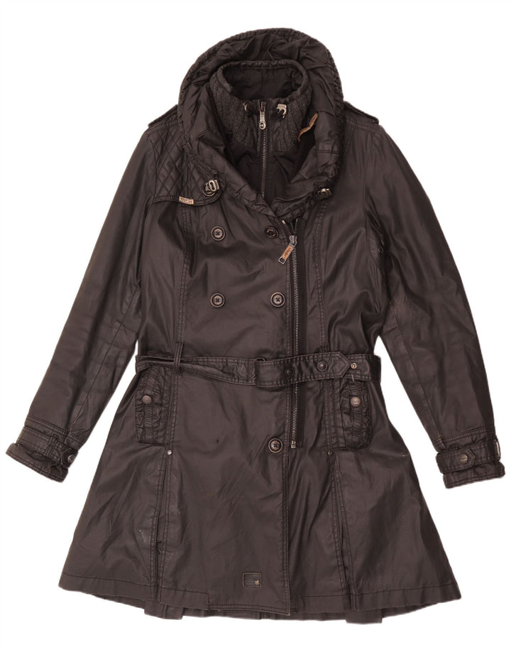 Женский тренч KHUJO UK 18 XL, черный полиэстер