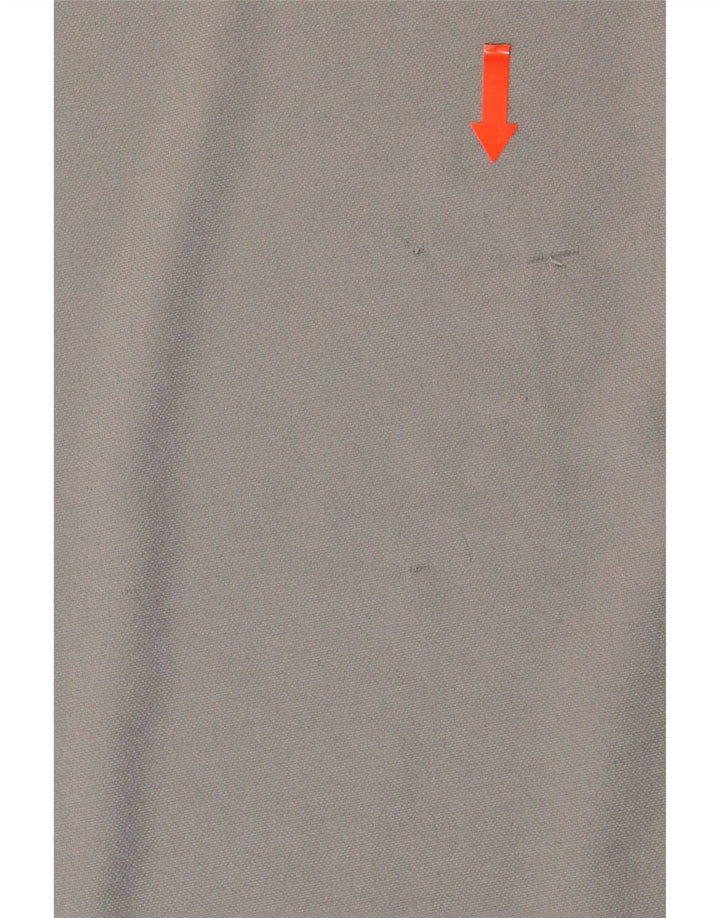 REEBOK Mens T-Shirt Top Large Grey Check Polyester Vintage Reebok and Second-Hand Reebok from Messina Hembry 