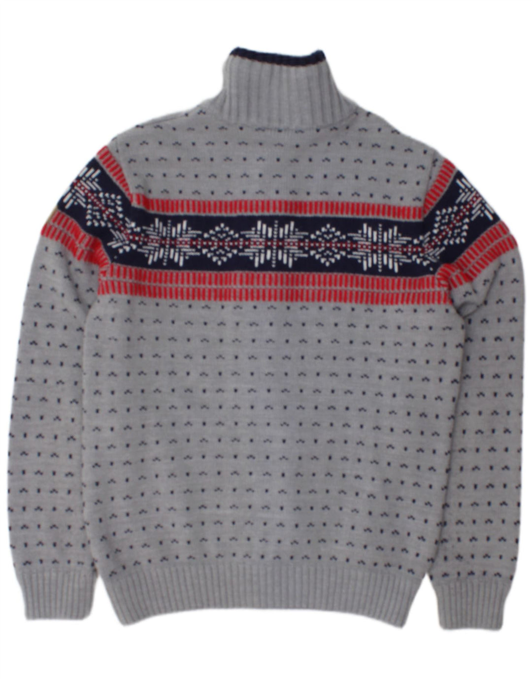 Мужской кардиган с полной молнией CMP IT 50, средний серый цвет Fair Isle, акрил