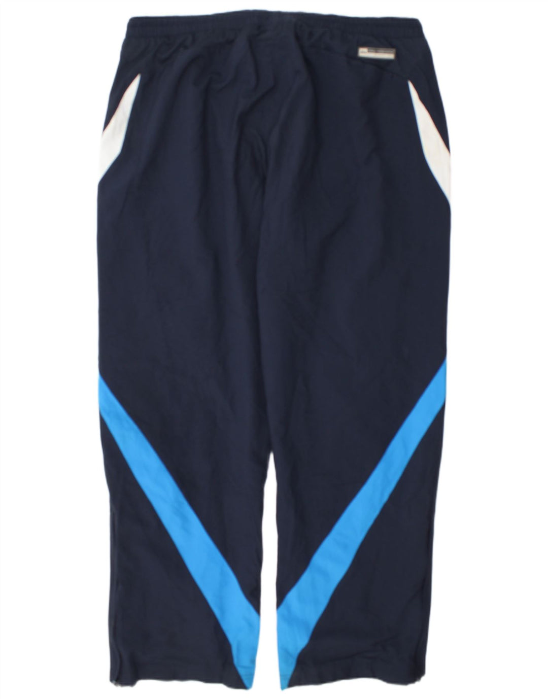 Мужские спортивные брюки Adidas 2XL темно-синие, полиэстер с цветными блоками