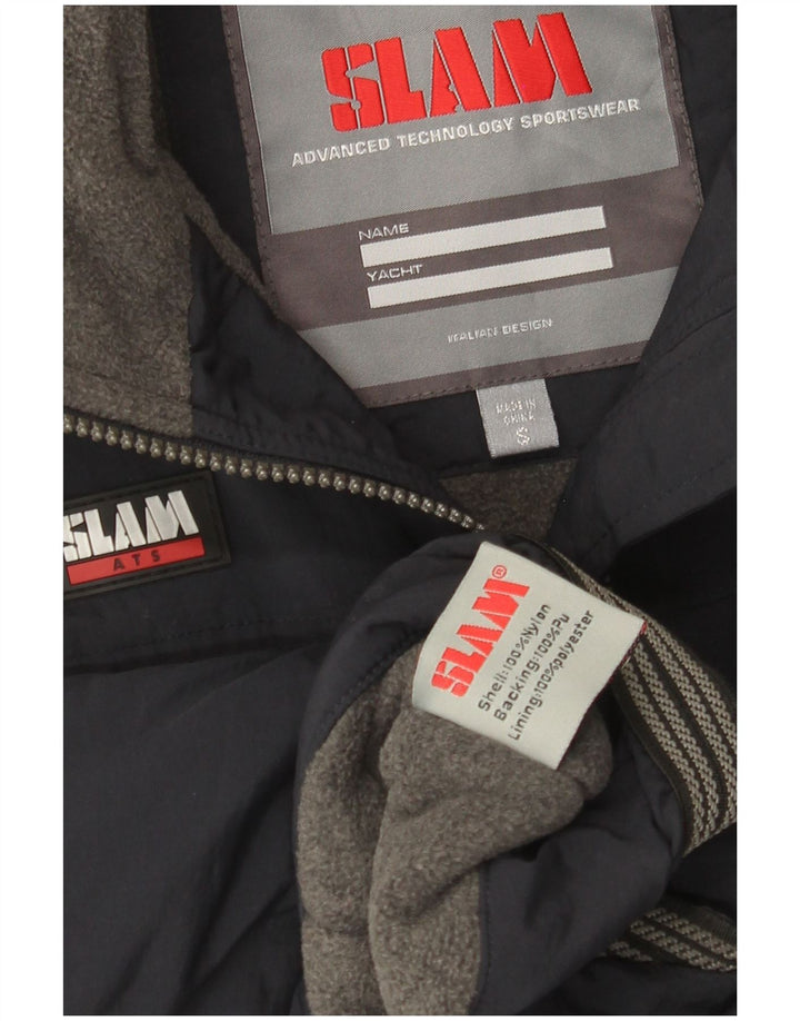 Мужской жилет Slam UK 36, маленький, темно-синий, нейлон