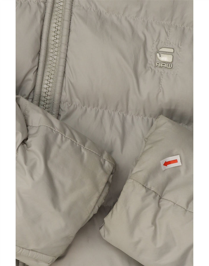 Мужская стеганая куртка G-STAR UK 38 средний серый полиэстер