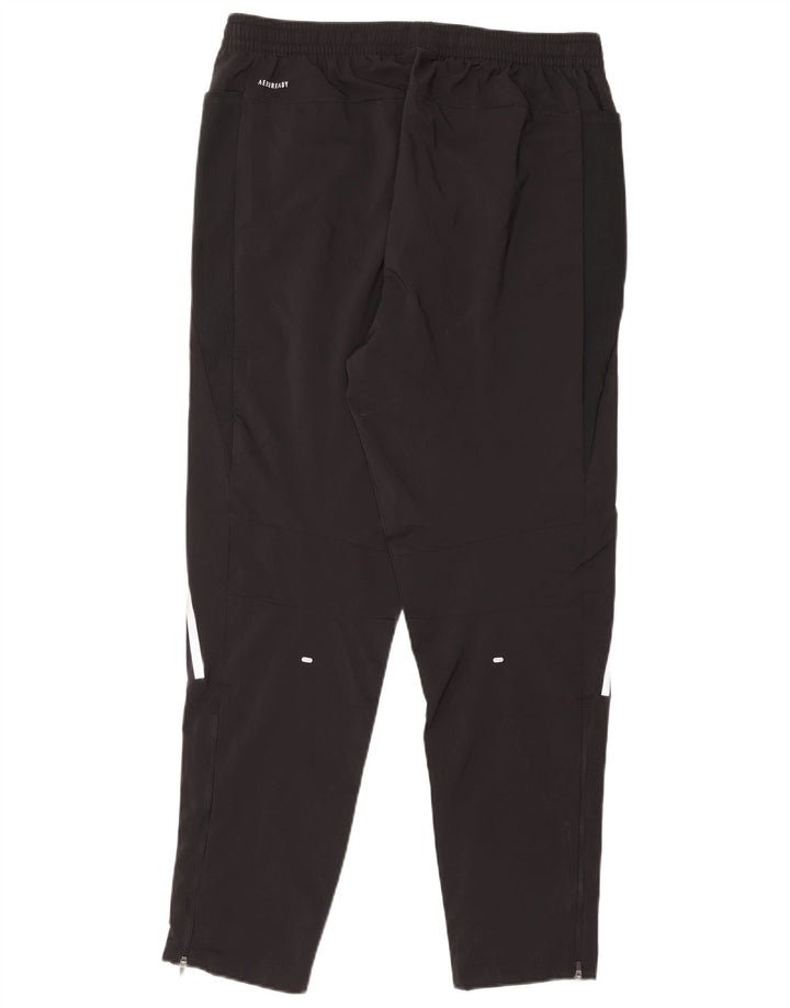 Мужские спортивные брюки Adidas Aeroready Regular Fit, большие черные полиэстеровые брюки