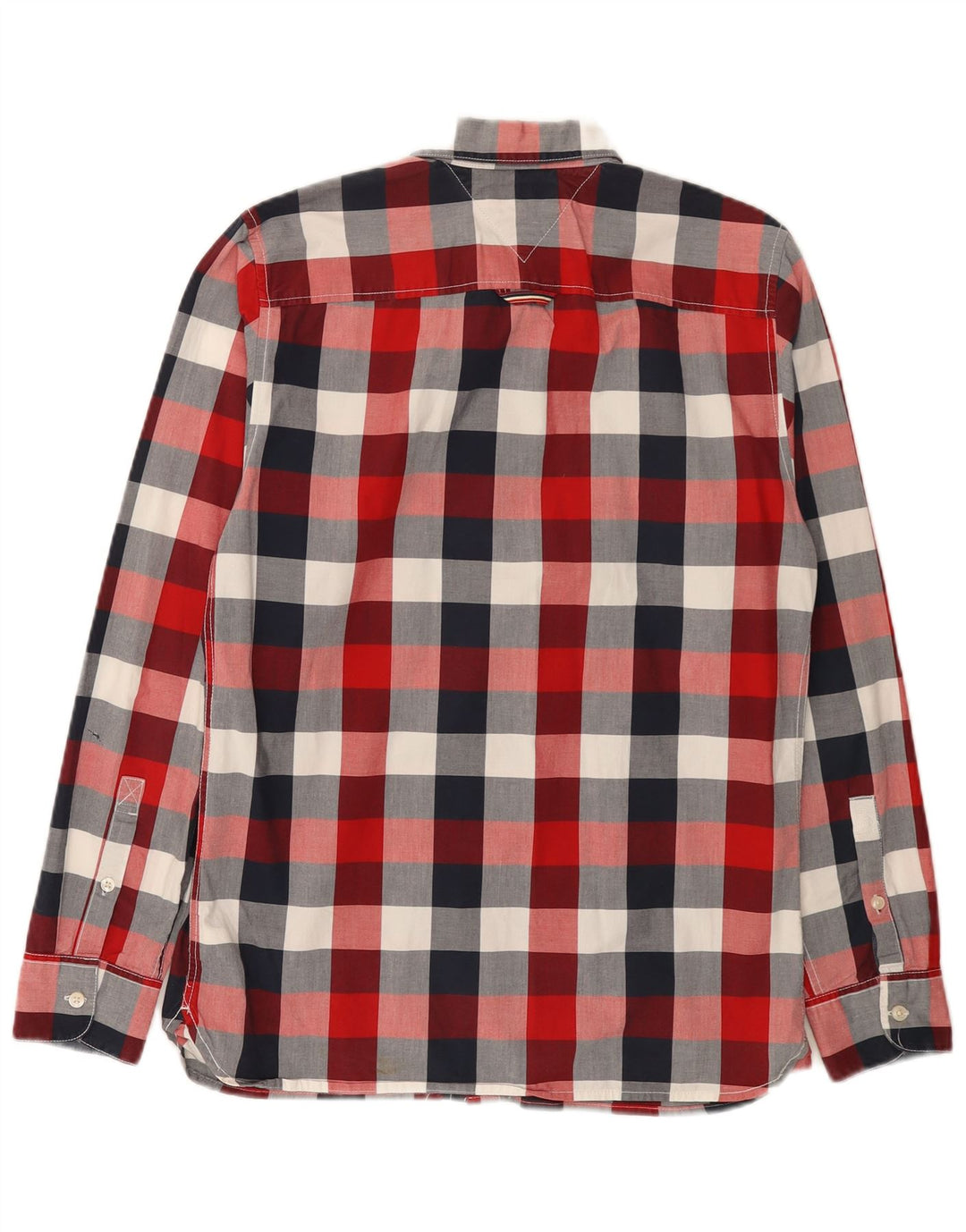 Мужская рубашка Tommy Hilfiger, маленькая разноцветная клетка, хлопок