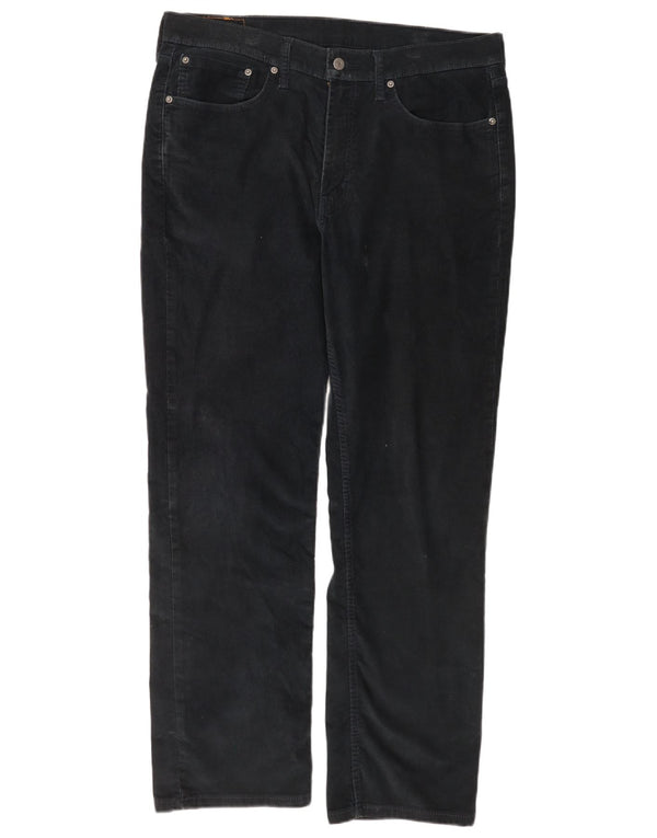 Мужские прямые вельветовые брюки Levi's 514 W36 L32 темно-синие, хлопок