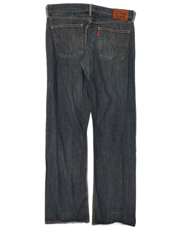 Мужские прямые джинсы Levi's 514 W34 L32 темно-синие, хлопок