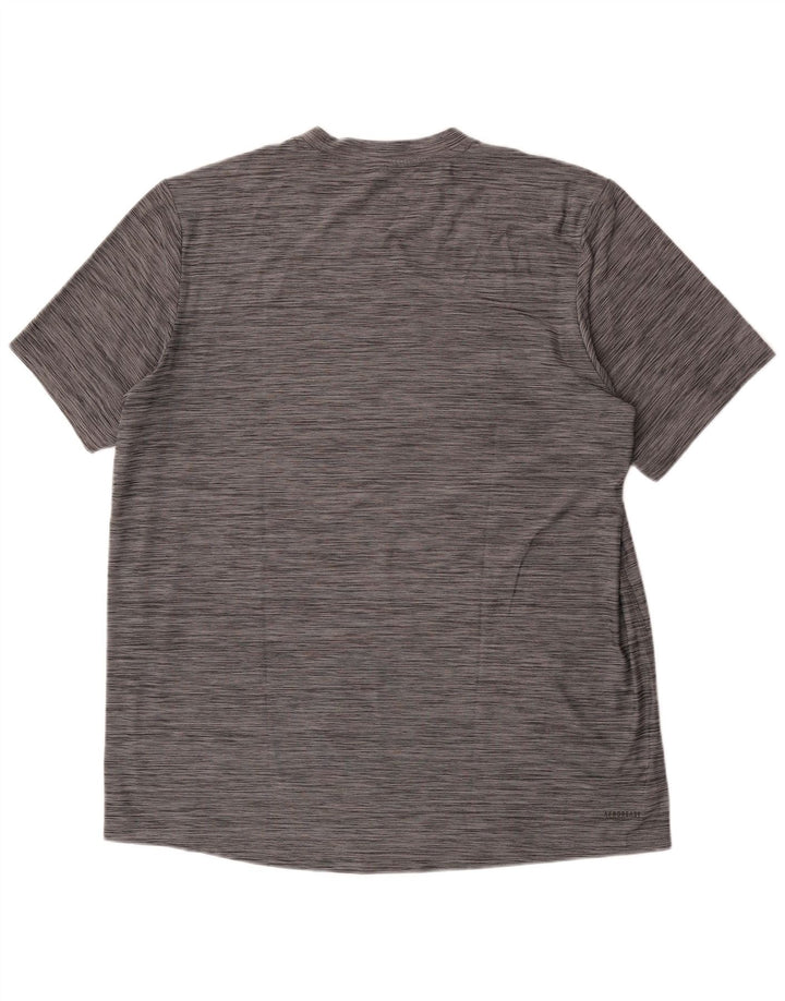 Мужская футболка Adidas Top XL Серая в крапинку