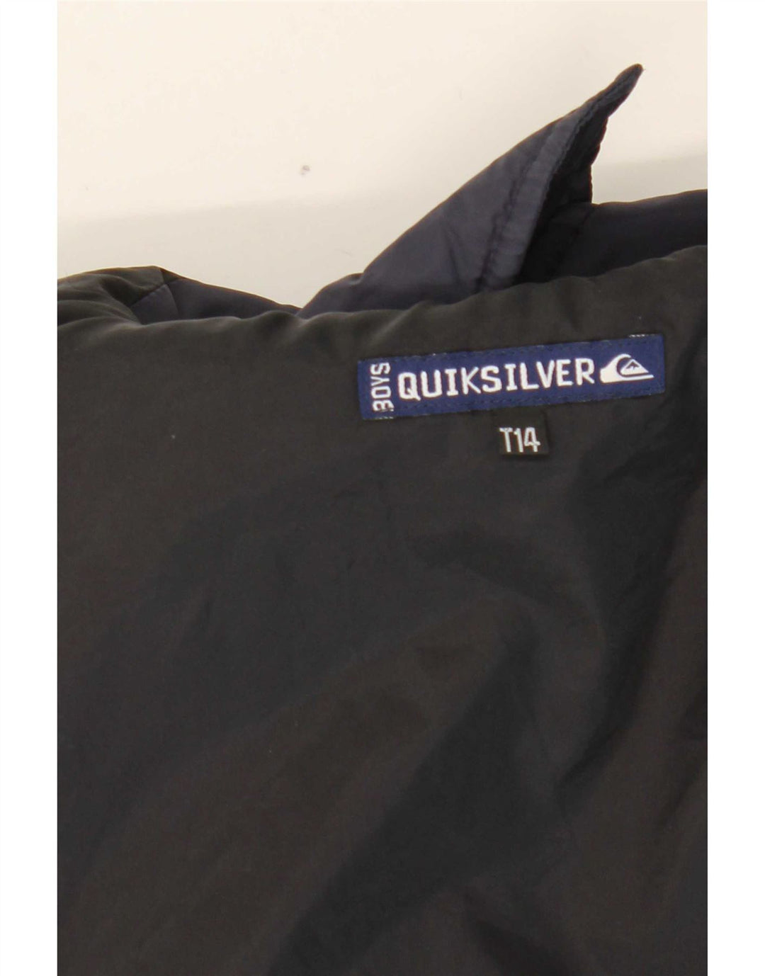 Дождевик Quiksilver с графическим рисунком для мальчиков 13–14 лет, темно-синий с цветными блоками
