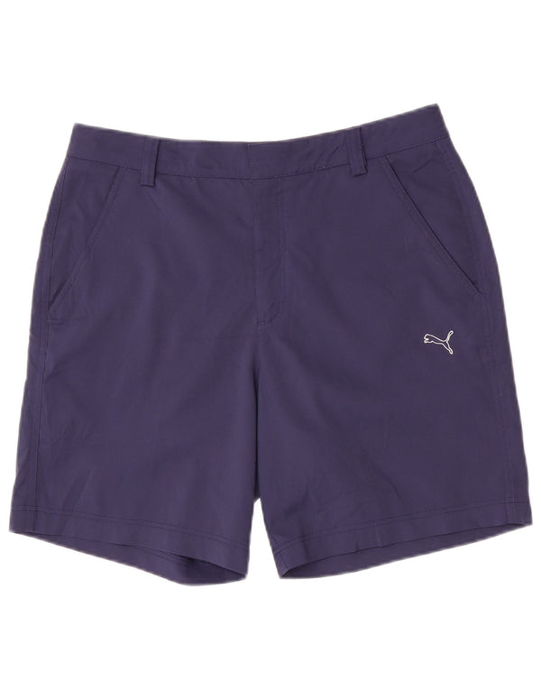 Женские шорты чинос Puma W32, большие, темно-синие