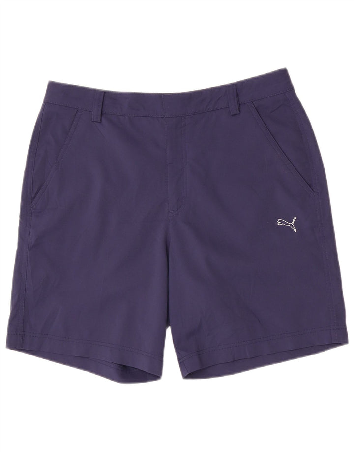 Женские шорты чинос Puma W32, большие, темно-синие