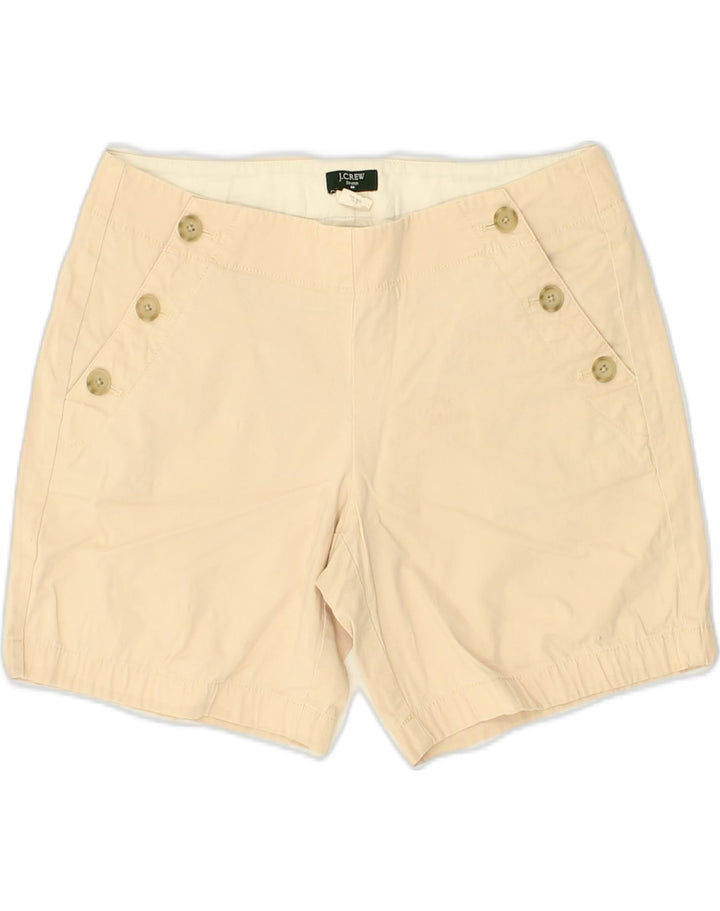J. CREW Womens Casual Shorts US 2 XS W28 Beige Cotton | Vintage J. Crew | Thrift | Second-Hand J. Crew | Used Clothing | Messina Hembry 