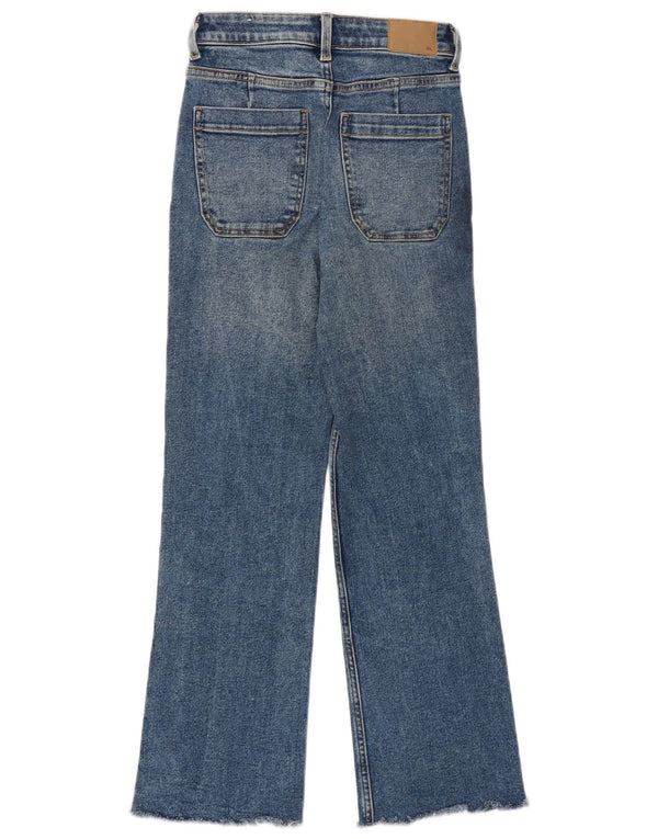 ZARA Womens Bootcut Jeans EU 32 2XS W22 L26 Blue Cotton