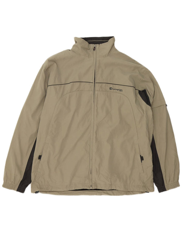 Мужская дождевик Champion UK 44 2XL Хаки Полиэстер с цветными блоками