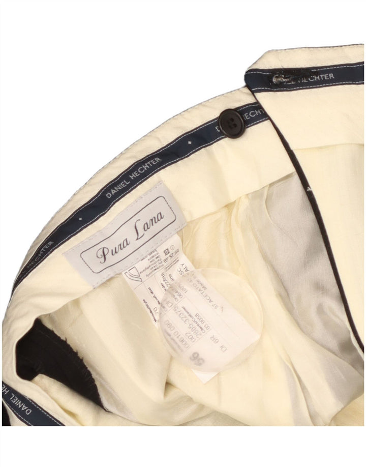 Мужские костюмные брюки Daniel Hechter IT 56 3XL W38 L28 черные шерстяные