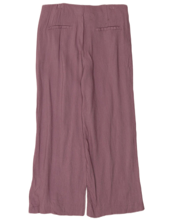 Massimo Dutti Женские широкие брюки чинос EU 40 Medium W30 L26 Фиолетовые