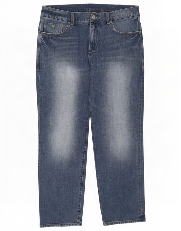 Мужские прямые джинсы Armani Exchange W36 L30 синие