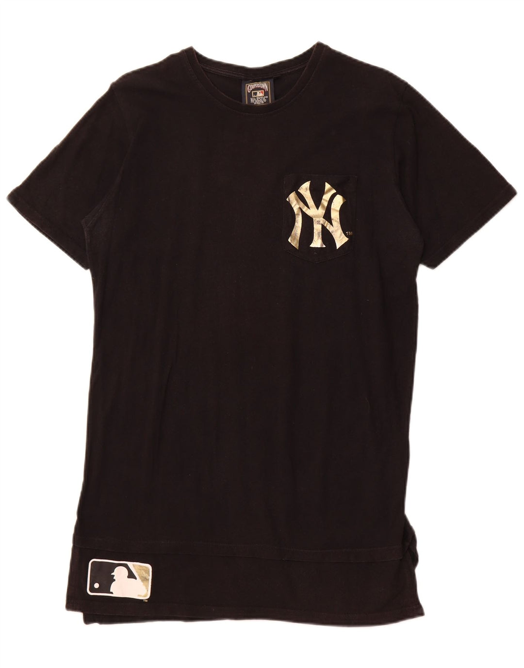 Женская туника MAJESTIC New York Yankees с графическим рисунком, Великобритания 16, большая черная