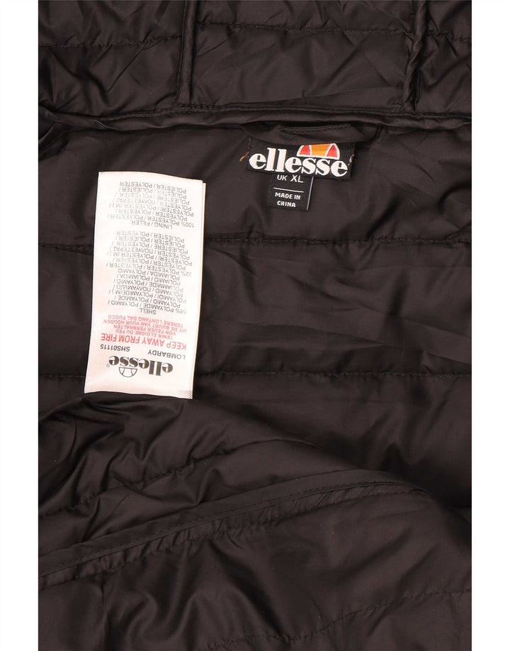 Мужская утепленная куртка Ellesse UK 42 XL серая из полиамида с капюшоном