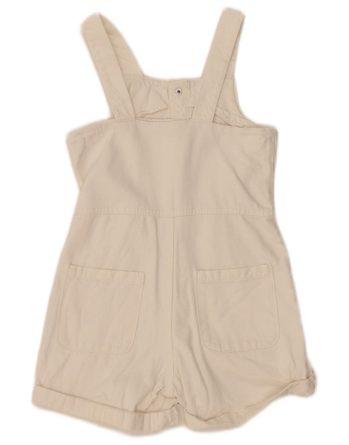 Джинсовый комбинезон Zara для девочек 8-9 лет, белый хлопок