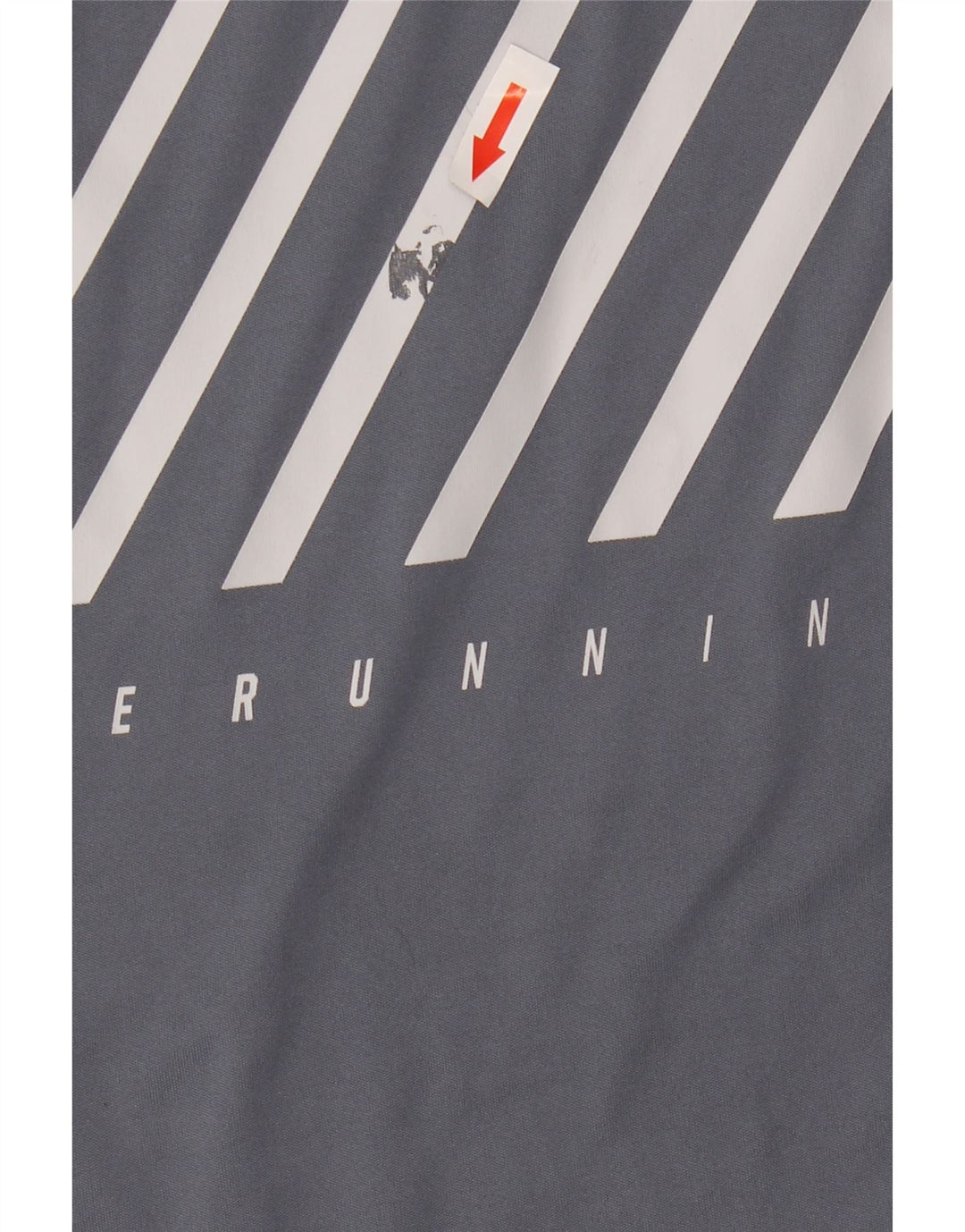 Мужская футболка Nike Dri Fit с графическим рисунком, топ XL, серый полиэстер в полоску