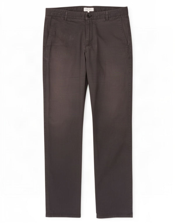 Calvin Klein Mens Straight Corduroy Trousers W32 L34 Grey Cotton