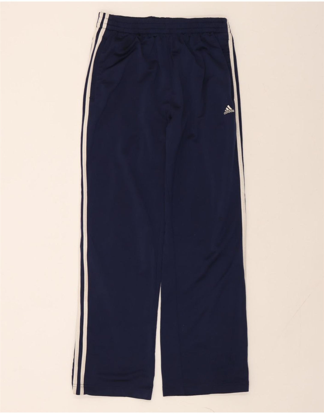 ADIDAS Mens Tracksuit Trousers Medium  Navy Blue Polyester Vintage Adidas and Second-Hand Adidas from Messina Hembry 